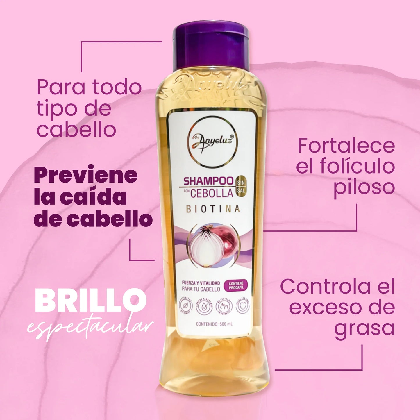 SHAMPOO CON CEBOLLA ANYELUZ
